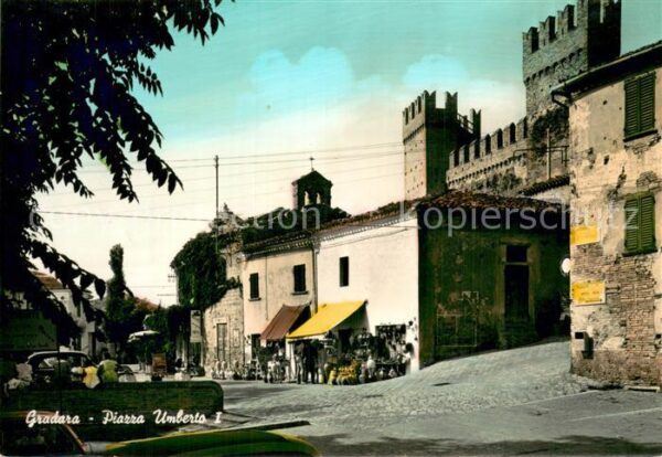 Gradara Pesaro IT Piazza Umberto I