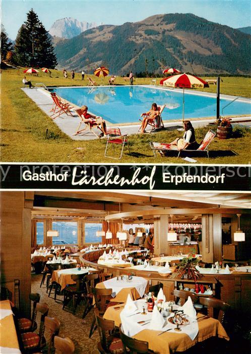 Erpfendorf Tirol AT Gasthof Laerchenhof Restaurant Swimming Pool