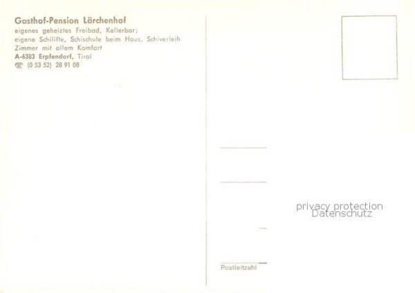 Erpfendorf Tirol AT Gasthof Laerchenhof Restaurant Swimming Pool – Bild 2