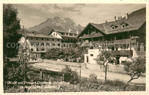 Mayrhofen Zillertal Hotel u. Pension Geisler m. Nebenhaus