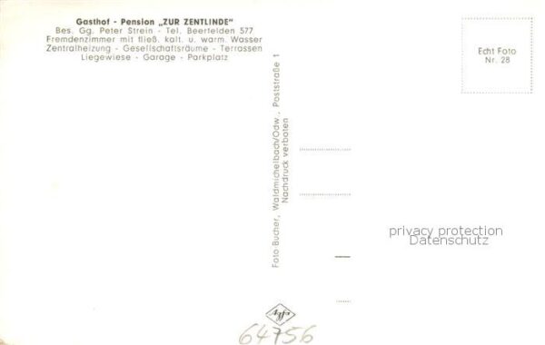 Guettersbach Gesamtansicht m. Gasthof-Pension Zur Zentlinde u. Schwimmbad – Bild 2