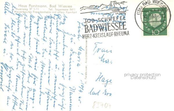 Bad Wiessee Haus Porstmann Aussenansicht – Bild 2