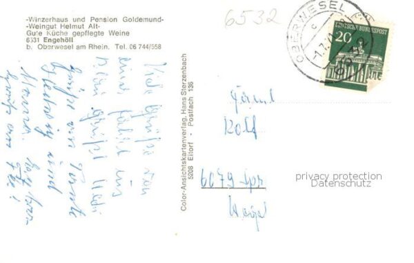 Oberwesel Rhein Winzerhaus Goldemund Weingut  Innen- u. Aussenansichten – Bild 2