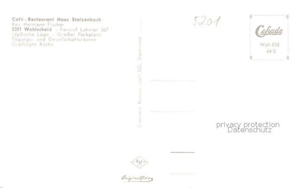 Wahlscheid Siegkreis Restaurant-Cafe Haus Stolzenbach Aussenansicht – Bild 2
