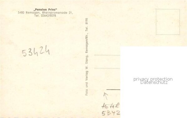 Remagen Pension Prinz Aussenansicht – Bild 2