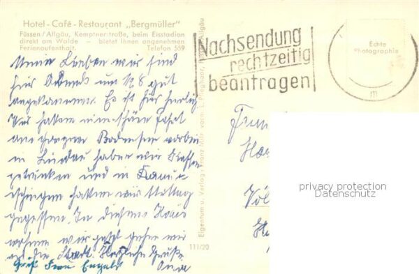 Fuessen Allgaeu Hotel-Cafe Bergmueller Aussenansicht – Bild 2