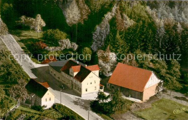 Reinheim Odenwald Fliegeraufnahme Waldgaststaette u. Pension