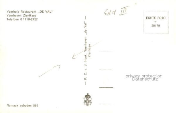 Zierikzee NL Veerhuis Restaurant De Val – Bild 2