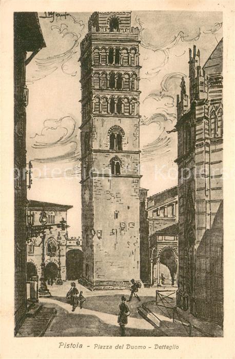 Pistoia Piazza del Duomo - Dettaglio