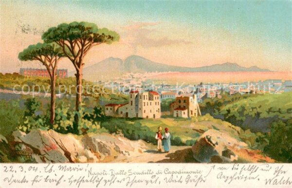 Napoli Neapel IT Dallo Scudillo di Capodimonte