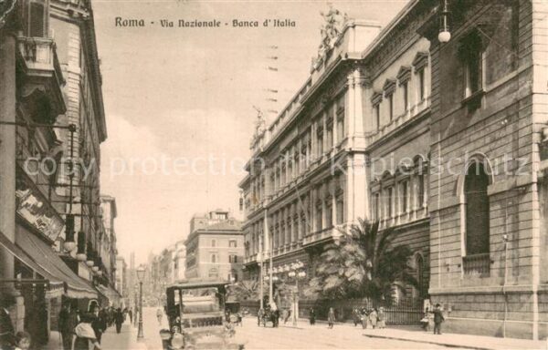 Roma  Rom IT Via Nazionale - Banca d Italia