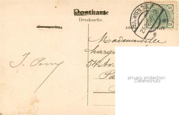 Wien AT Stefans-Platz geg. d. Rothenthurmstrasse m. Kutsche – Bild 2