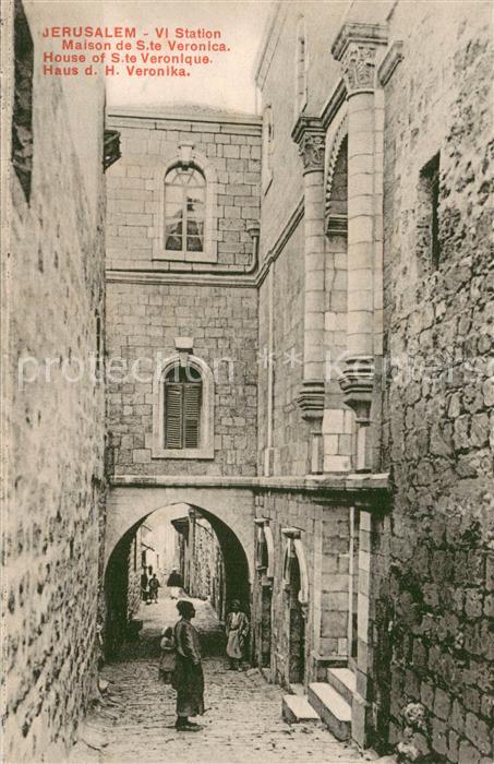 Jerusalem Yerushalayim Haus d. H. Veronika