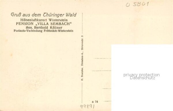 Winterstein Waltershausen Villa Sembach Aussenansicht – Bild 2