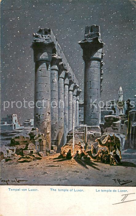 Luxor Louqsor Louksor Egypt Tempel v. Luxor