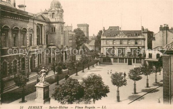 Jersey  UK Saint-Helier - Place Royale