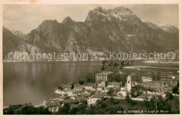 Torbole Lago di Garda IT Teilansicht m. See