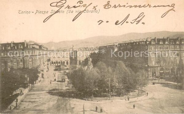 Torino Turin IT Piazza Statuto m. Strassenbahn