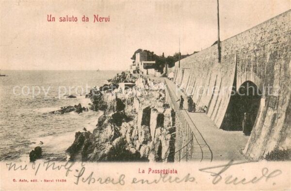 Nervi Genova Genua Liguria La Passeggiata