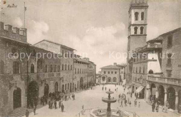 Assisi Umbria Piazza del Comune