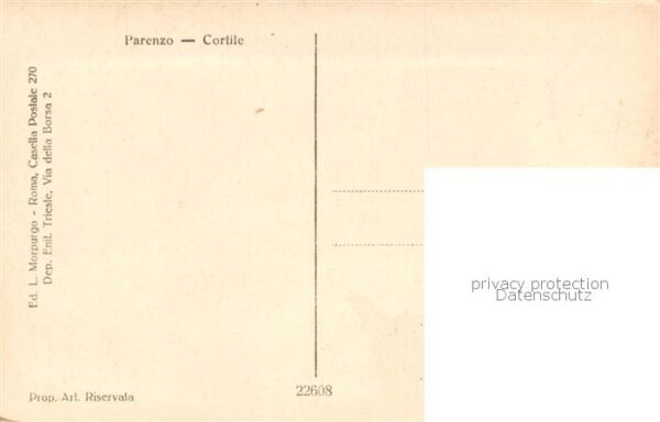 Parenzo Croatia Cortile – Bild 2