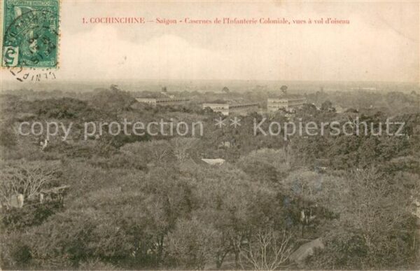 Cochinchine Vietnam Casernes de l Infanterie Coloniale