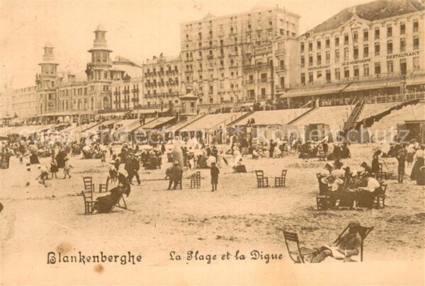 Blankenberghe La Plage et la Digue