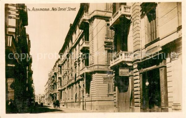 Alexandria  Alexandrie Aegypten Nebi Daniel Street