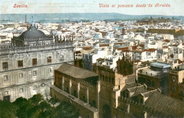 Sevilla Andalucia ES Vista al poniente desde la Giralda