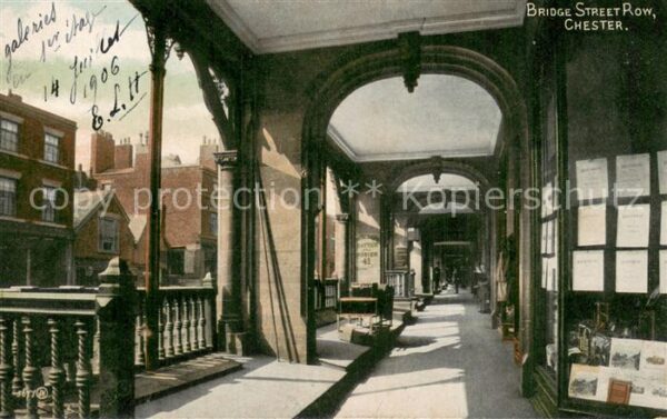 Chester  Cheshire UK Bridge Street Row