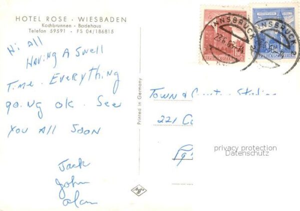 Wiesbaden Hotel Rose Aussenansicht – Bild 2