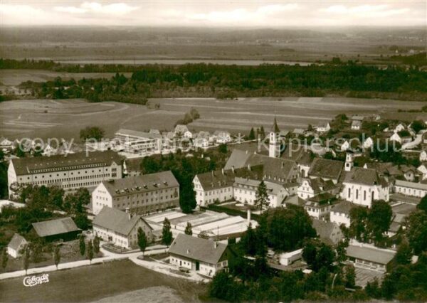 Buxheim Memmingen Fliegeraufnahme Heim-Gymnasium Marianum