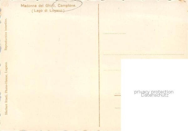 Campione d Italia Madonna del Ghirli am Luganer See – Bild 2