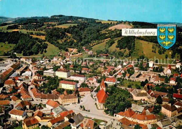 Wilhelmsburg Niederoesterreich Fliegeraufnahme Teilansicht