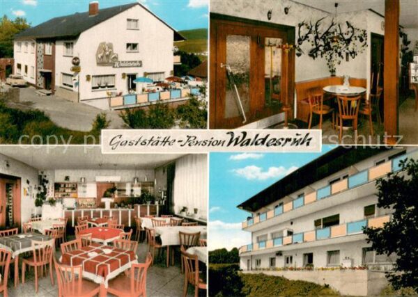 Bad Soden-Salmuenster Gaststaette-Pension Waldesruh Teilansichten