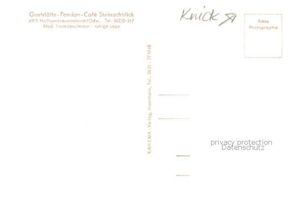 Heiligkreuzsteinach Gaststaette-Pension Cafe Steinachblick – Bild 2