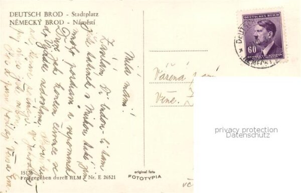 Deutsch-Brod Havlickuv-Brod Nemecky-Brod CZ Fliegeraufnahme Stadtplatz m. Einspa – Bild 2