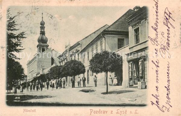 Lyse Lysa  nad Labem Lissa Elbe CZ Namesti