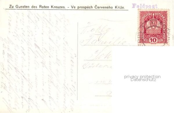 Prerau Prerov CZ Der Wehrmann am Bahnhofe Feldpost – Bild 2