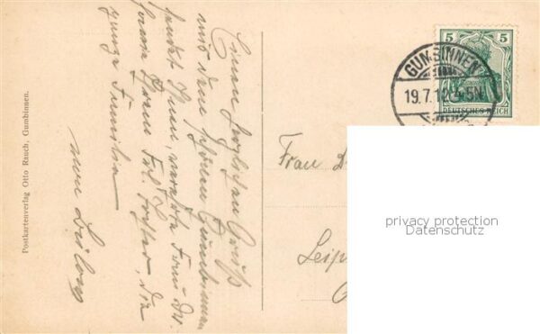 Gumbinnen Goesev Gussew Oblast Kaliningrad RU Markt m. Darkehmer Strasse – Bild 2