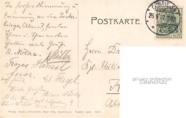Gumbinnen Goesev Gussew Oblast Kaliningrad RU Teilansicht Strasse m. Kutschen – Bild 2