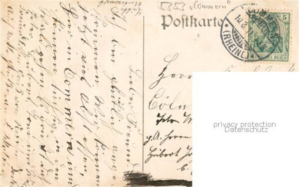 Commern Kommern Mechernich Totalansicht Gasthof B. Milz Kloster-Aussenansicht – Bild 2