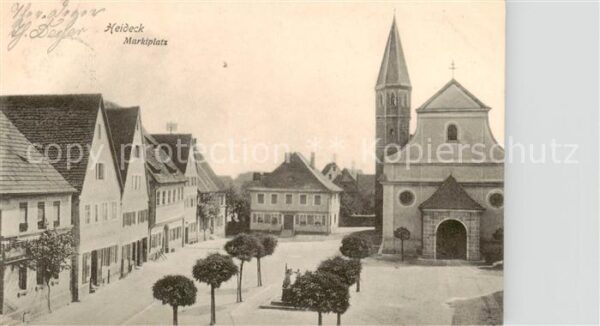 Heideck Mittelfranken Marktplatz