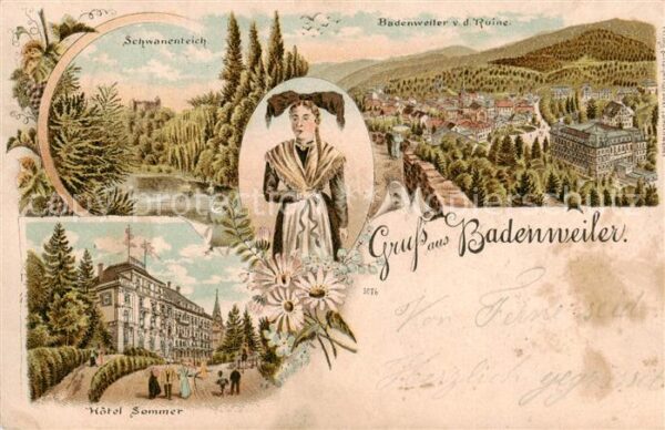 Badenweiler Schwanenteich Hotel-Sommer