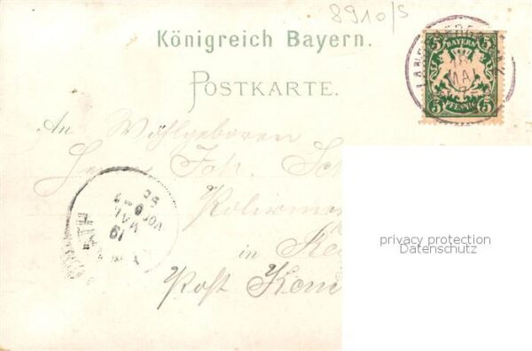 Landsberg Lech Rathaus - Sandauer Vorstadt - Katharinen Vorstadt – Bild 2