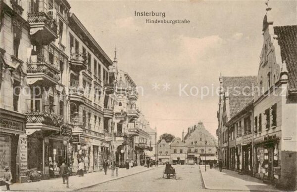 Insterburg Tschernjachowsk RU Hindenburgstrasse Feldpost