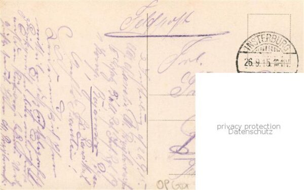 Insterburg Tschernjachowsk RU Dessauer Hof m. Kutsche Feldpost – Bild 2