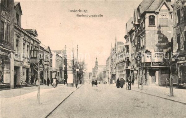 Insterburg Tschernjachowsk RU Hindenburgstrasse Feldpost