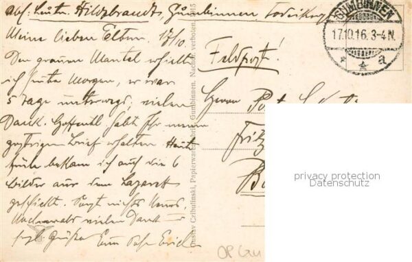 Gumbinnen Goesev Gussew Oblast Kaliningrad RU Markt Geschaefte Feldpost – Bild 2