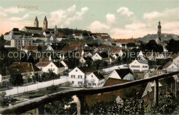 Freising Oberbayern Teilansicht